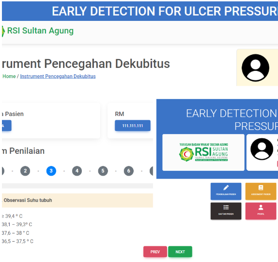 Aplikasi instrumen (RS) pencegahan Penyakit  Jasa pembuatan website webdev semarang