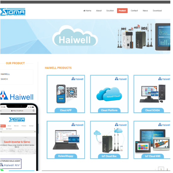 WEBSITE PT SIGMA GLOBAL INNOVATION (IOT PRODUCTS) Jasa pembuatan website webdev semarang