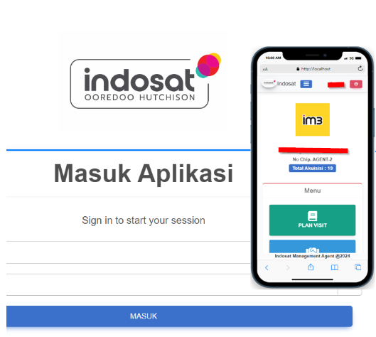 INDOSAT MANAGEMENT AGENT Jasa pembuatan website webdev semarang