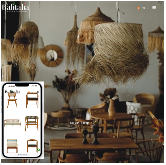 Balitalia, Penjualan furniture Albania & Italy Jasa pembuatan website webdev semarang